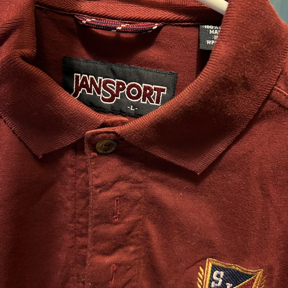 JanSport Maroon Polo Shirt